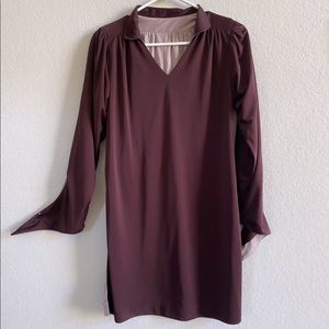 Reversible Plum and Silver Lavender Dress Tunic